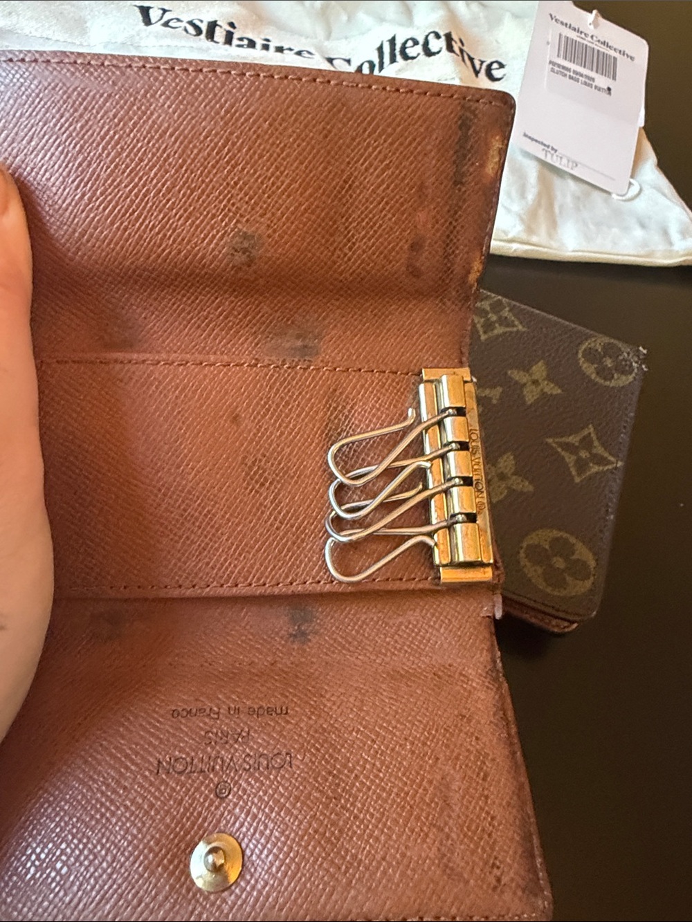 Louis Vuitton Monogram Canvas Wallet and Key Holder in Brown - Picture 15 of 16